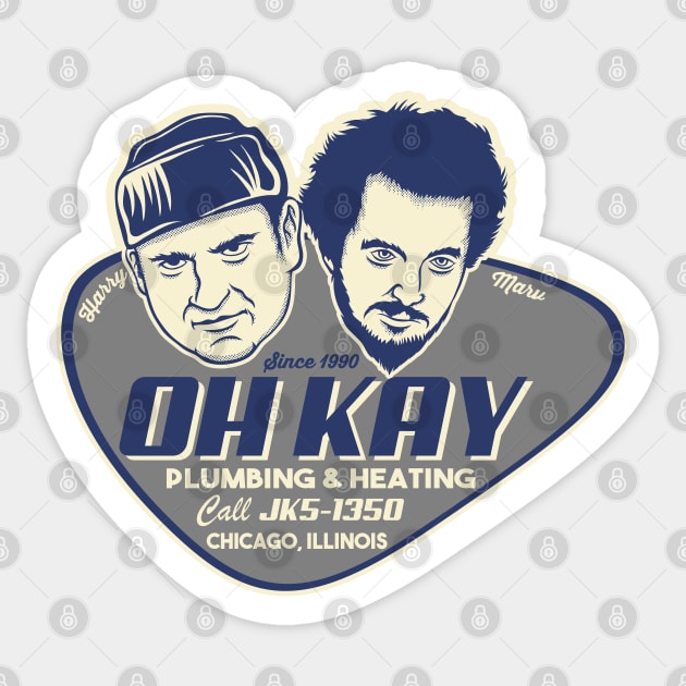 Oh Kay Harry and Marv Sticker by carloj1956